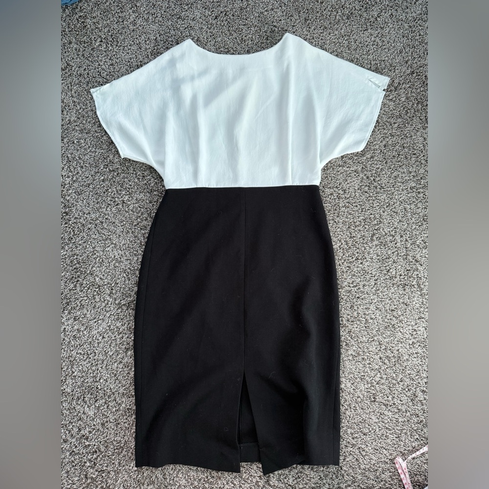 MNG black and white dress - like new - size 6